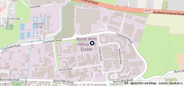 Map showing the location of 1st Start Garage