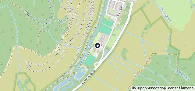 Map showing the location of Glyncorrwg MOT Centre | Port Talbot