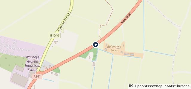 Map showing the location of Anderson motor company ltd