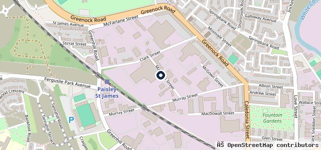 Map showing the location of Paisley VW Centre Ltd