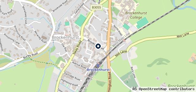 Map showing the location of Balmer Lawn BMW Motorrad