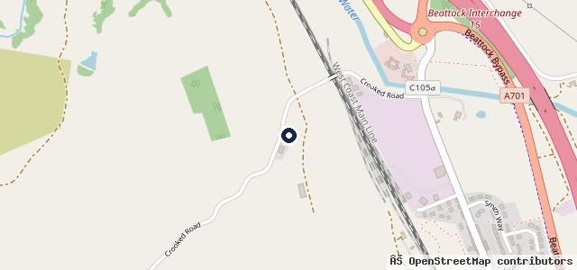 Map showing the location of Beattock Auto Repair Services