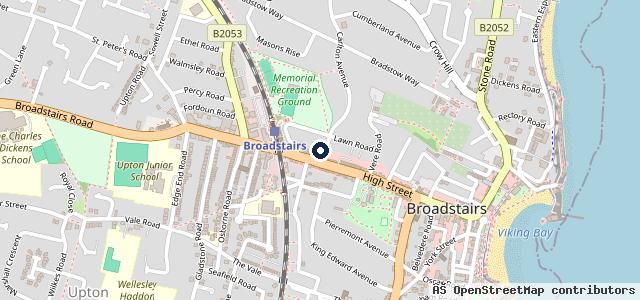 Map showing the location of Birchington Auto Repairs Ltd-Station Garage