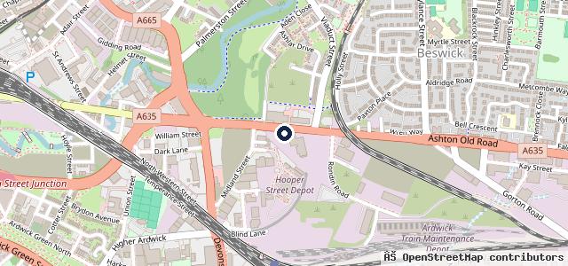 Map showing the location of Best Hand Car Wash