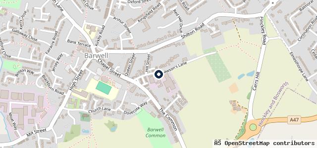 Map showing the location of Dawson Smart Repairs