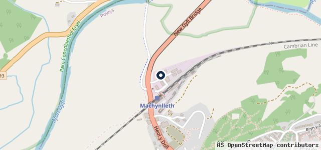 Map showing the location of Dovey Auto Craft
