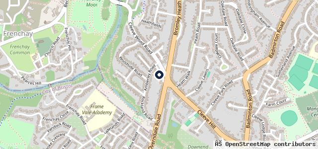 Map showing the location of Downend Bikes & Scooters Ltd