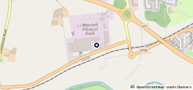 Map showing the location of Kilmarnock Tyres | Kilmarnock