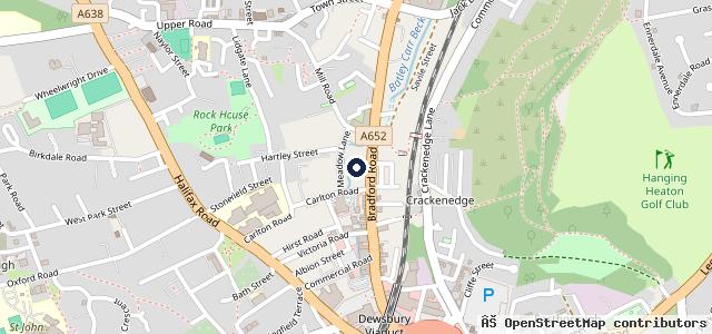 Map showing the location of Vauxhall