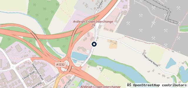 Map showing the location of Fearnley Motors