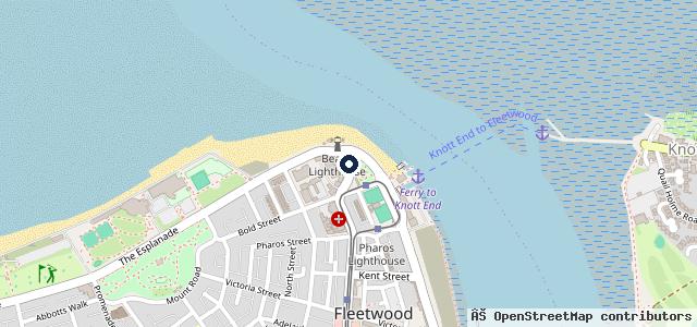 Map showing the location of bp pulse Charging Station
