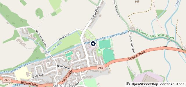 Map showing the location of Gargrave Auto Services