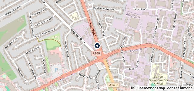 Map showing the location of Group 1 Jaguar | Maidstone