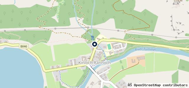 Map showing the location of R Black & Son