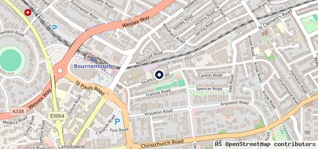 Map showing the location of Hamblens Garage