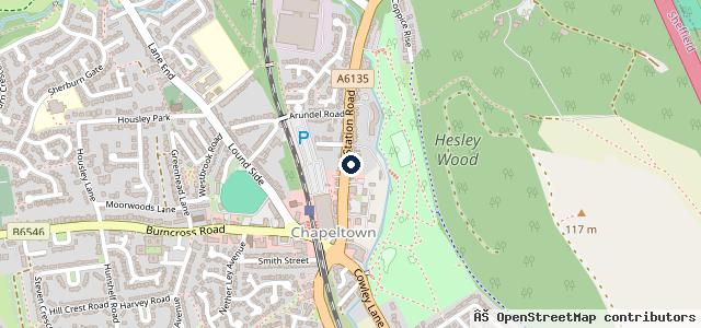Map showing the location of iFix - Sheffield, Chapeltown