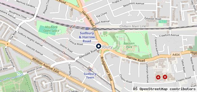 Map showing the location of KM Tyres | London