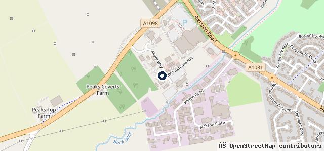 Map showing the location of JCT600 Audi Grimsby
