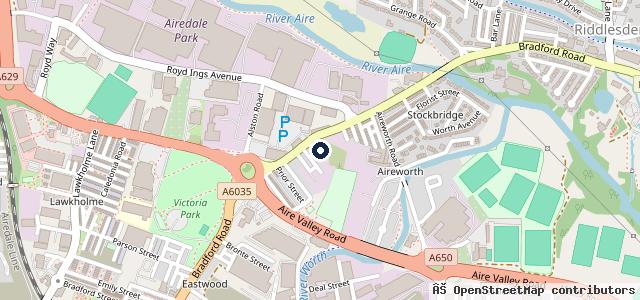 Map showing the location of K A P