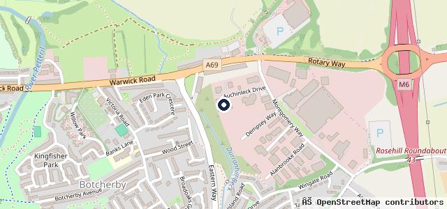 Map showing the location of Lookers Nissan Carlisle