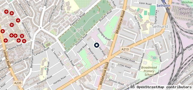 Map showing the location of LOT MOT Centre