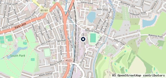 Map showing the location of M&R Motors Ltd