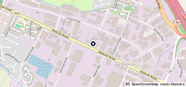 Map showing the location of MBNI Truck & Van