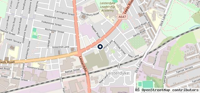 Map showing the location of M.J Autos