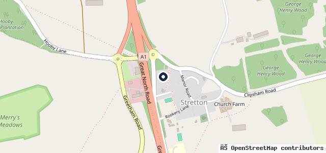 Map showing the location of Marriott Motor Works