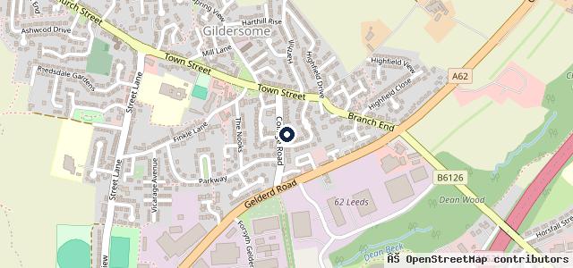 Map showing the location of P.R.B Mobile Mechanic Leeds "The Garage That Comes To You"