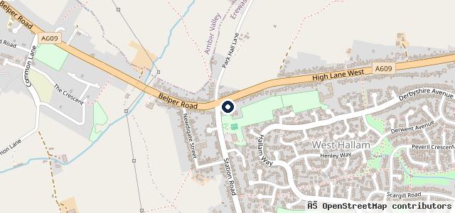 Map showing the location of Millhouse Garage