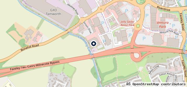 Map showing the location of Sytner Tamworth MINI