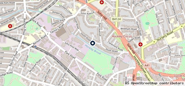 Map showing the location of Car Repair Mobile Mechanic Birmingham