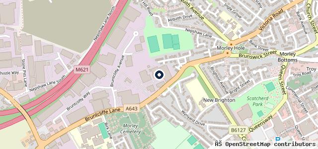 Map showing the location of Morley M O T & Service Centre Ltd