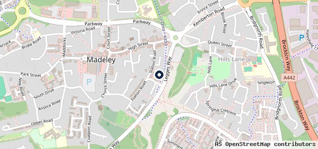 Map showing the location of Motorcare