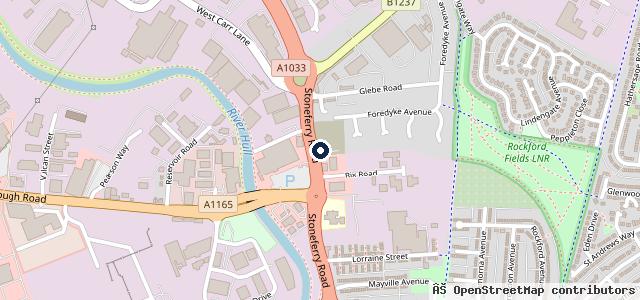 Map showing the location of Motorhomes and Caravans Ltd