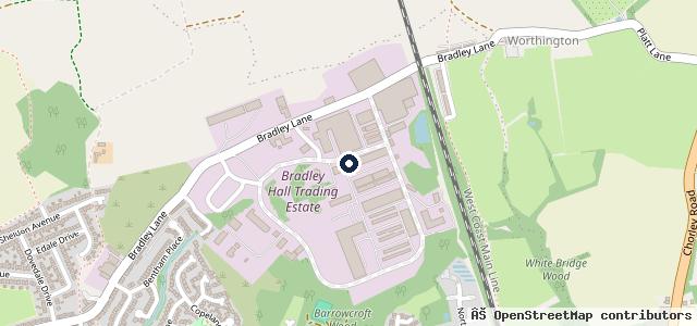 Map showing the location of Motormec standish