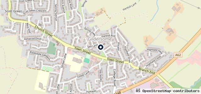 Map showing the location of MT Motors Gildersome Limited