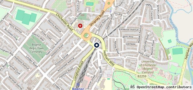 Map showing the location of N L Autos