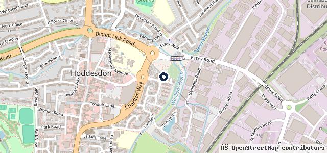 Map showing the location of N B Motors