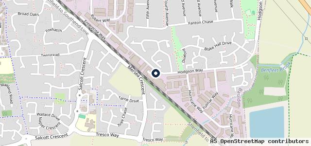 Map showing the location of Volvo Workshop