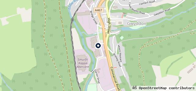 Map showing the location of Moores Motors Abercarn Ltd