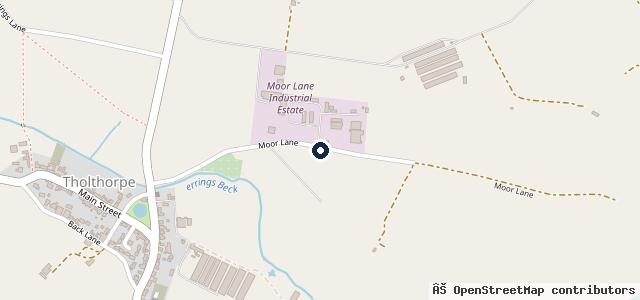 Map showing the location of AES YORK Ltd - Easingwold