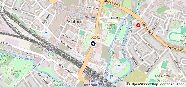 Map showing the location of Ashford Road Autocare