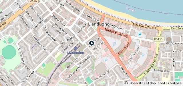 Map showing the location of Beacon Garage