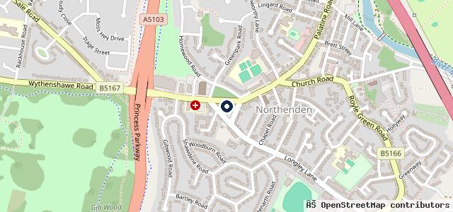 Map showing the location of Blue Chilli Car Contracts LTD