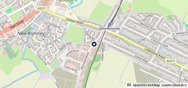 Map showing the location of Chase Tyres