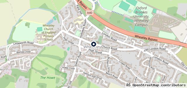 Map showing the location of Bryants Garage