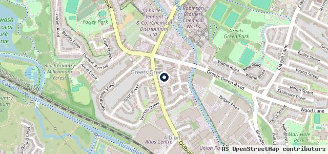 Map showing the location of Car Crash Repair Centre