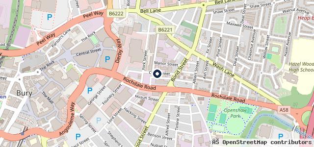 Map showing the location of A.P. Scanlon - Croft Street Garage Limited